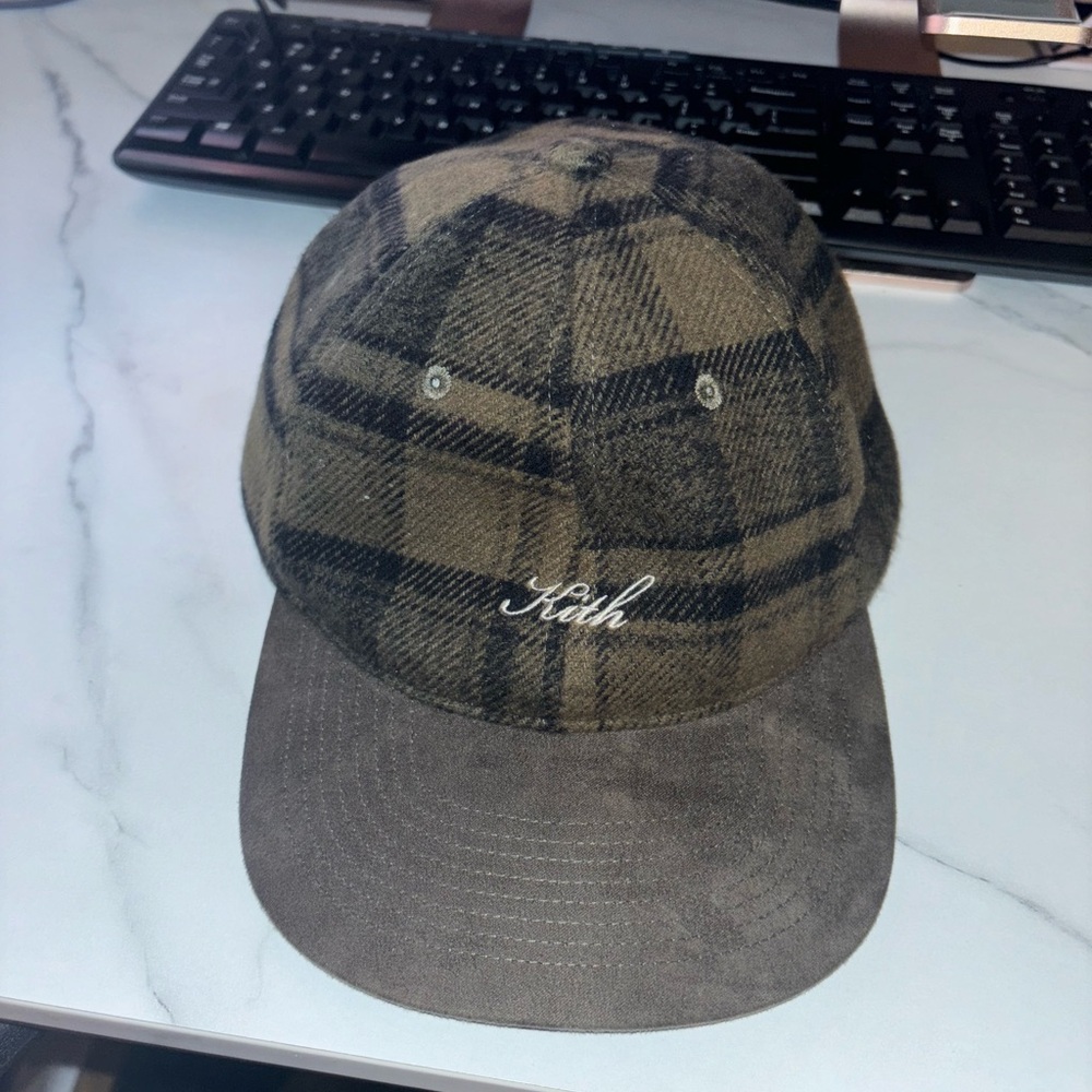 KITH WOMEN BLOCKED PLAID CAP